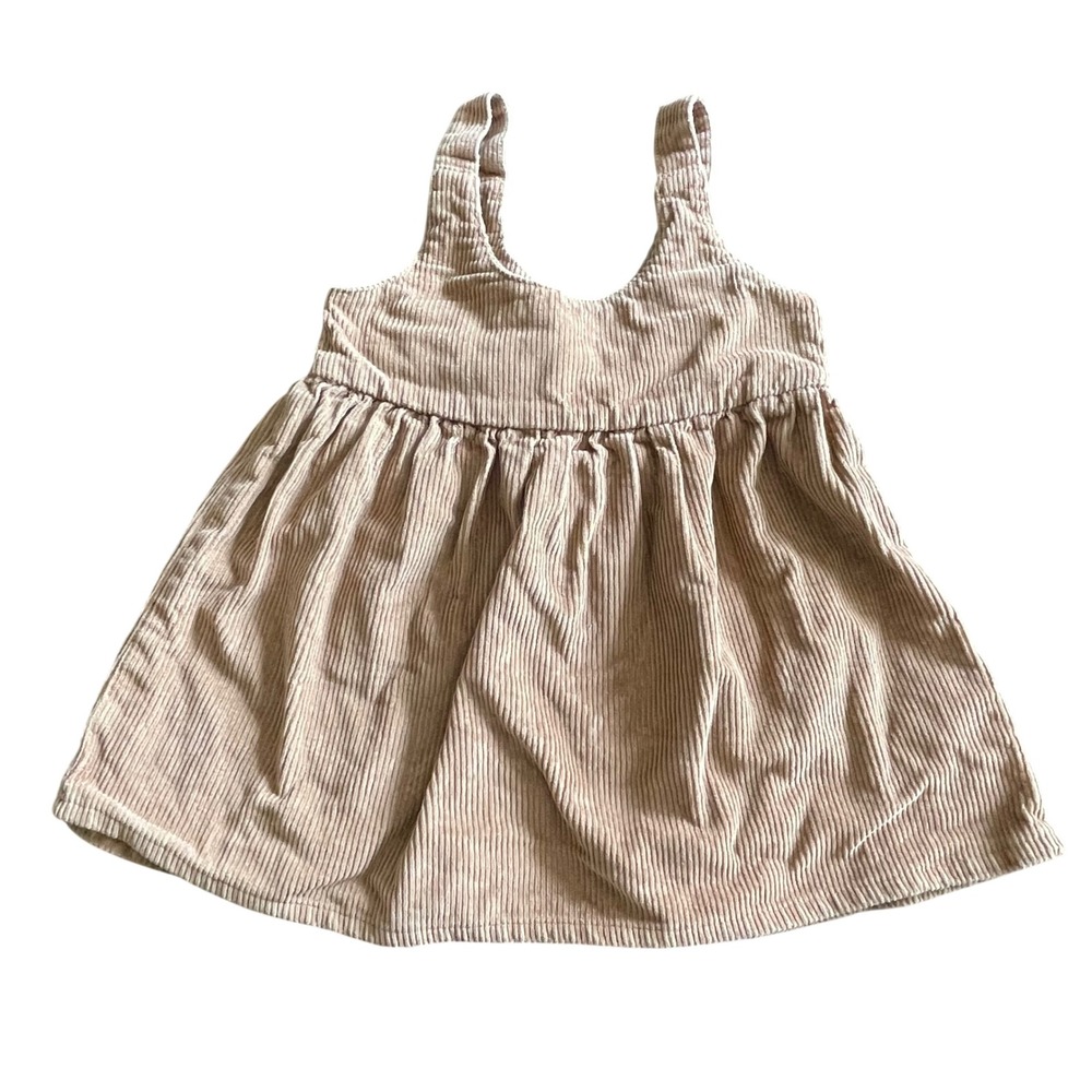 Carters Child of Mine Tan Corduroy Pinafore‎ Dress Toddler Girls 3T 6R439710